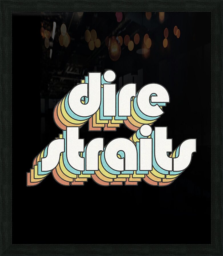 Dire Straits 53 Picture Frame print