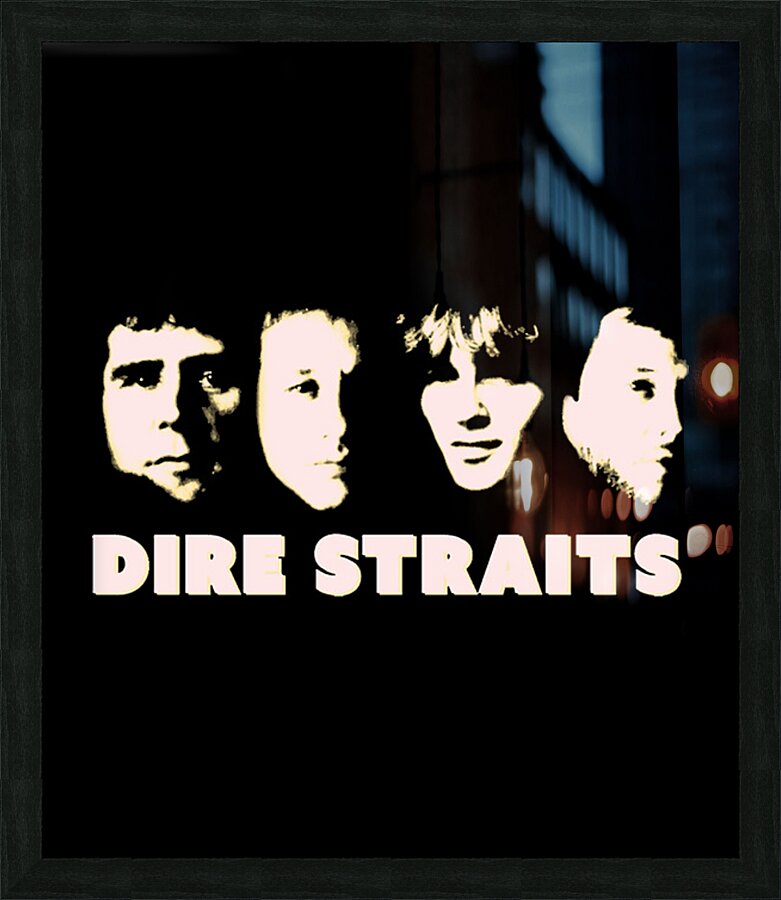 Dire Straits 55 Picture Frame print