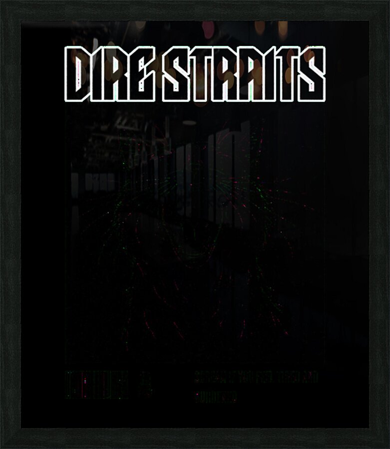 Dire Straits 56 Picture Frame print
