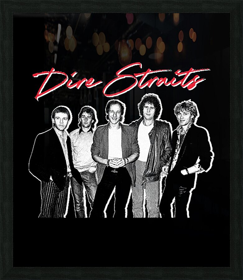 Dire Straits 58 Picture Frame print