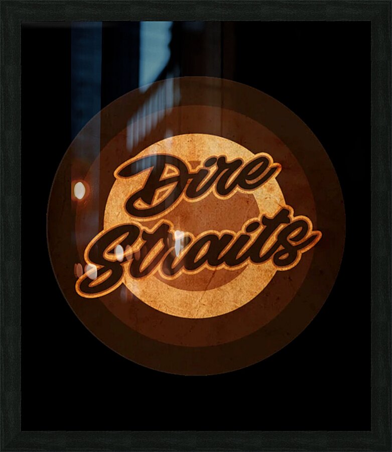 Dire Straits 59 Picture Frame print