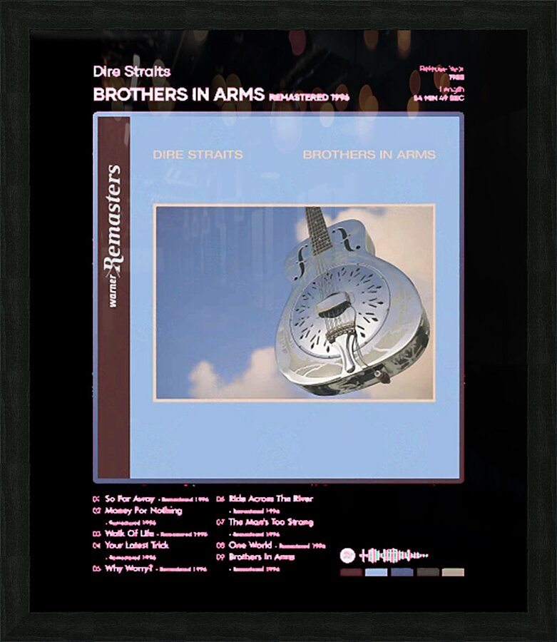 Dire Straits 62 Picture Frame print