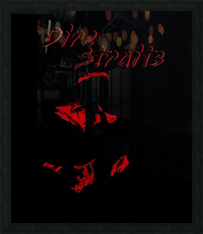 Dire Straits 63 Picture Frame print
