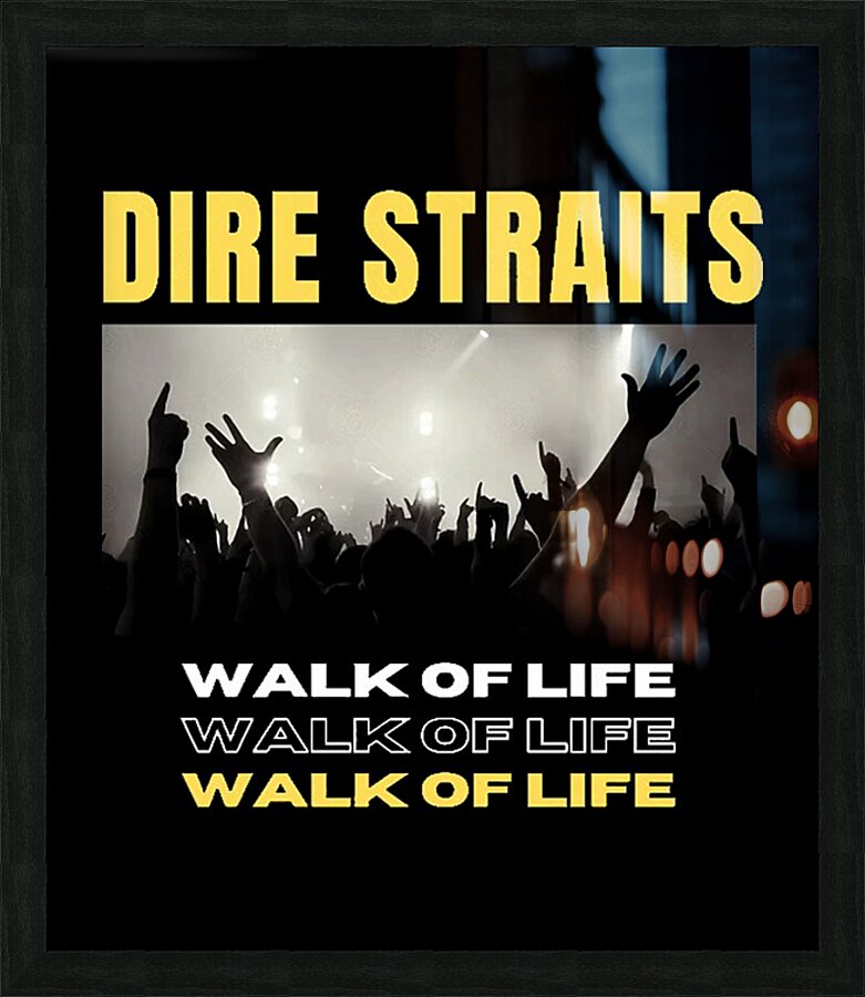 Dire Straits 64 Picture Frame print