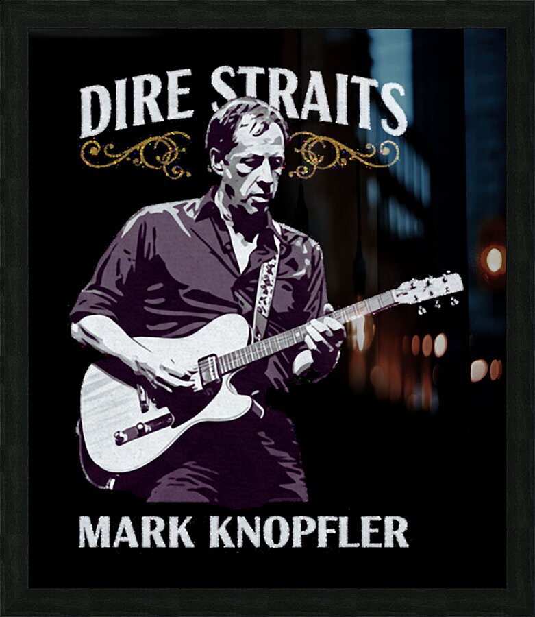 Dire Straits 4 Picture Frame print