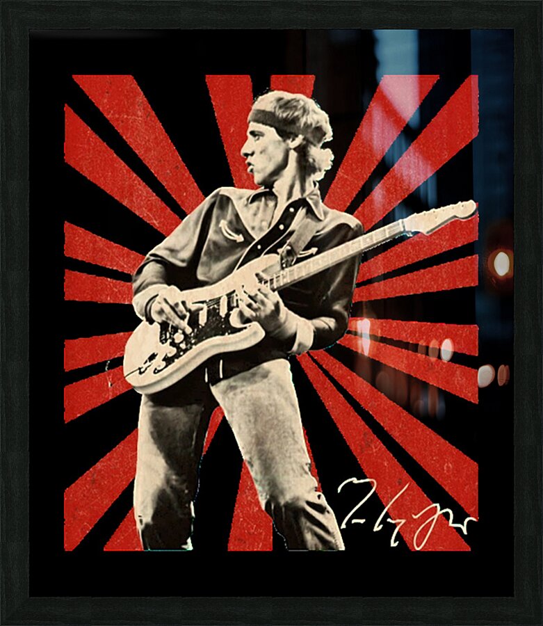 Dire Straits 12 Picture Frame print