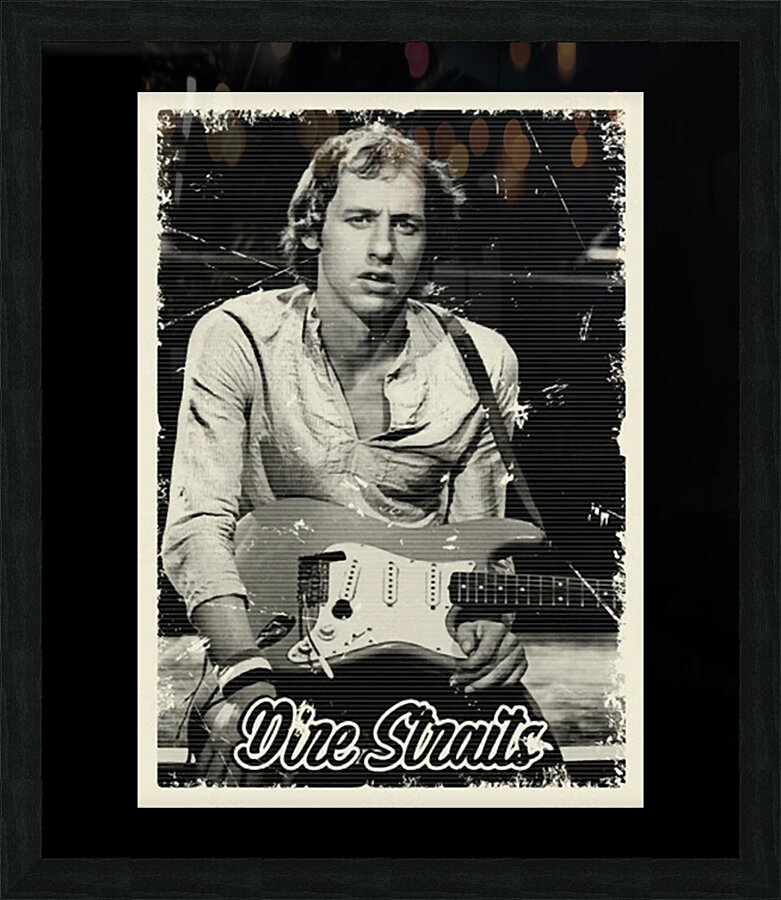 Dire Straits 13 Picture Frame print