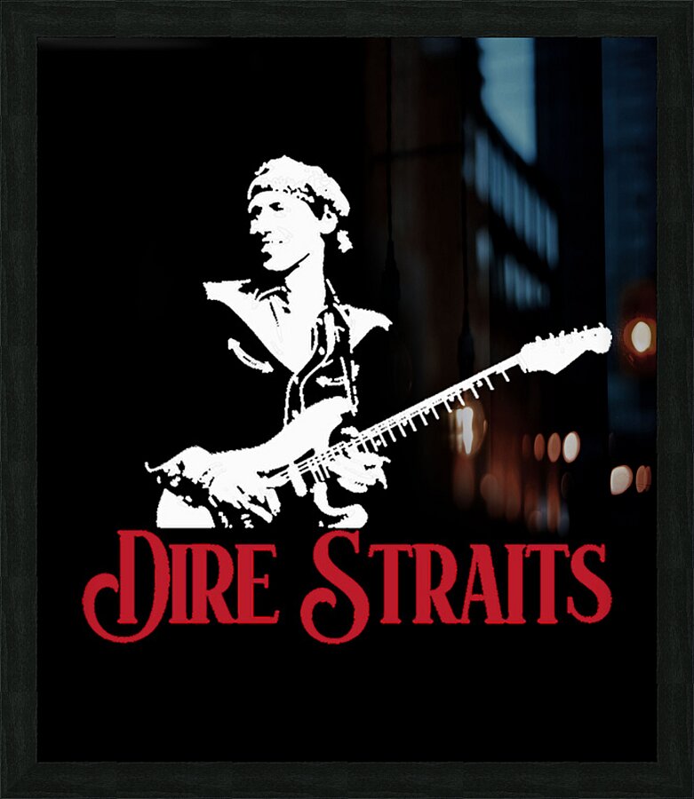 Dire Straits 14 Picture Frame print