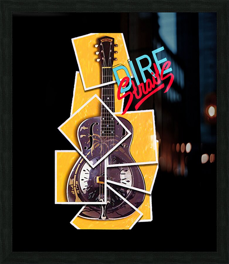 Dire Straits 15 Picture Frame print