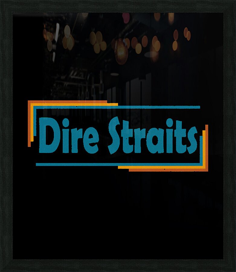 Dire Straits 17 Picture Frame print