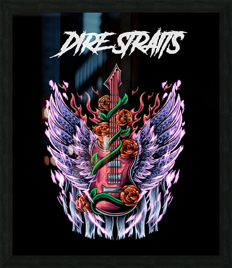 Dire Straits 19 Picture Frame print