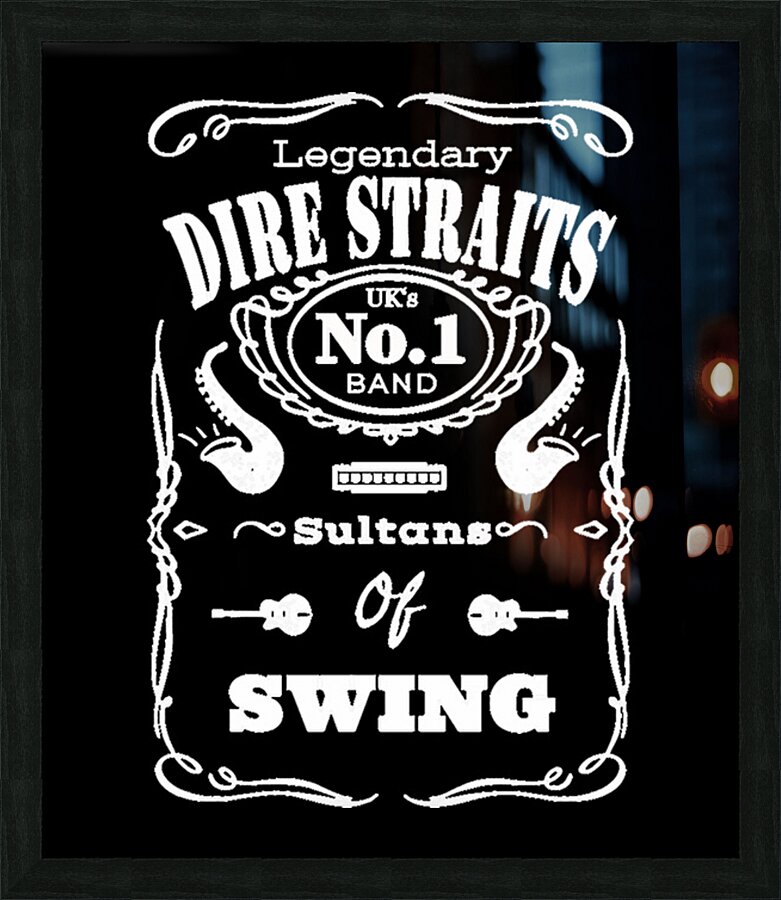 Dire Straits 23 Picture Frame print