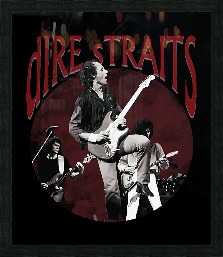 Dire Straits 24 Picture Frame print