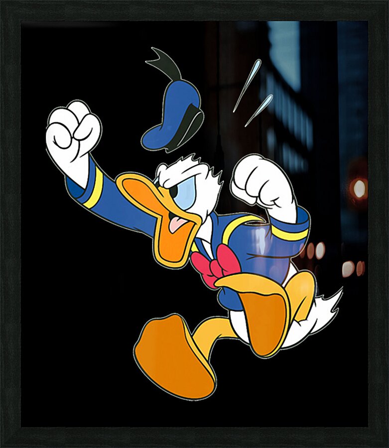 Donald Duck 13 Picture Frame print