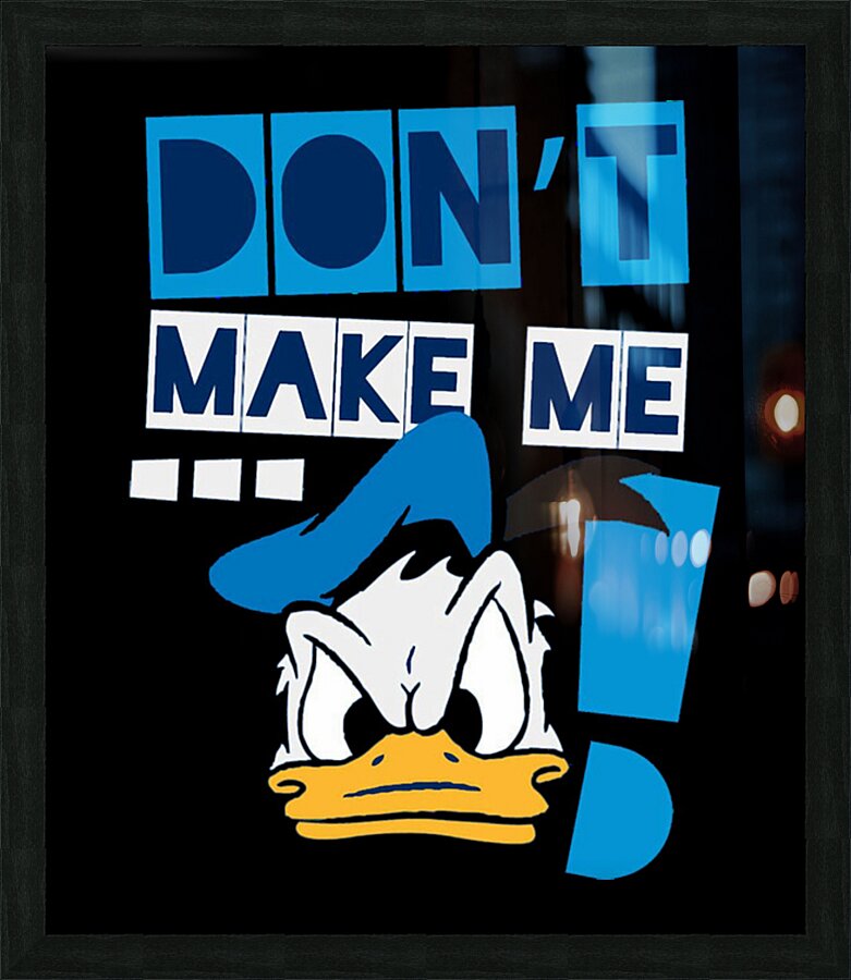 Donald Duck 17 Picture Frame print