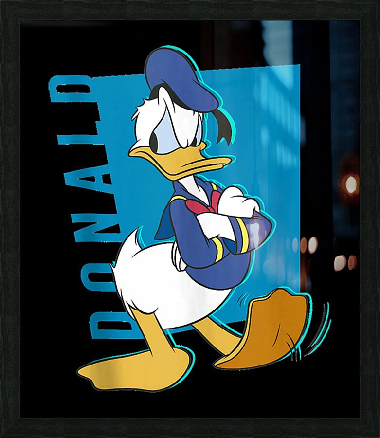 Donald Duck 45 Picture Frame print