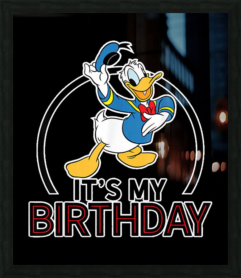Donald Duck 2 Picture Frame print