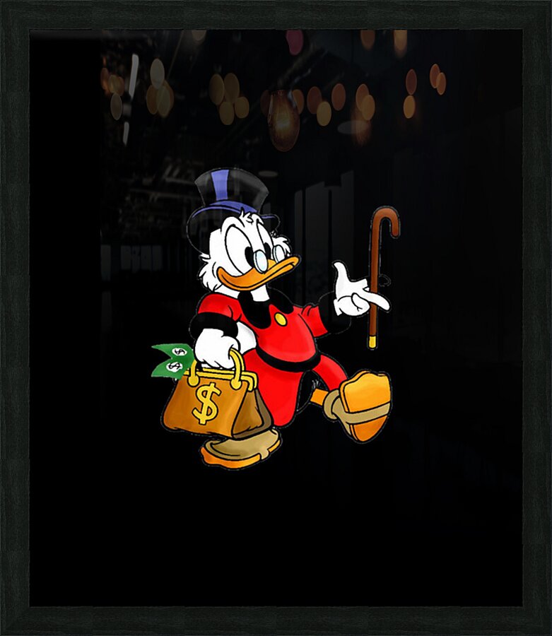 Donald Duck 18 Picture Frame print