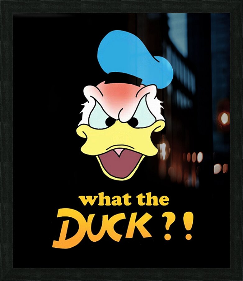 Donald Duck 21 Picture Frame print