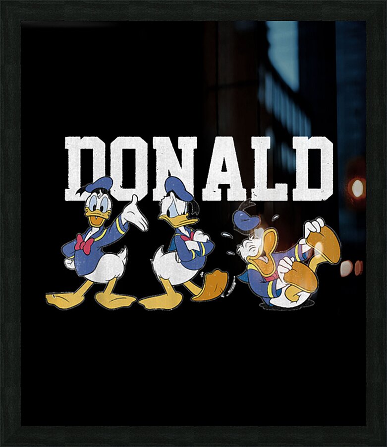 Donald Duck 27 Picture Frame print