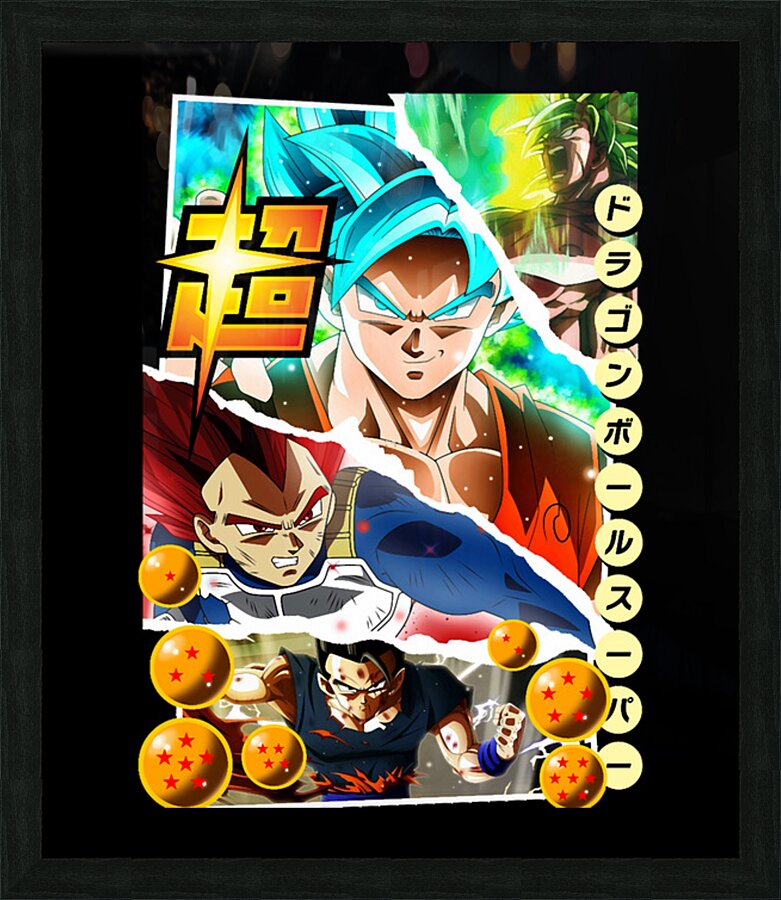 Dragon ball 10 Picture Frame print