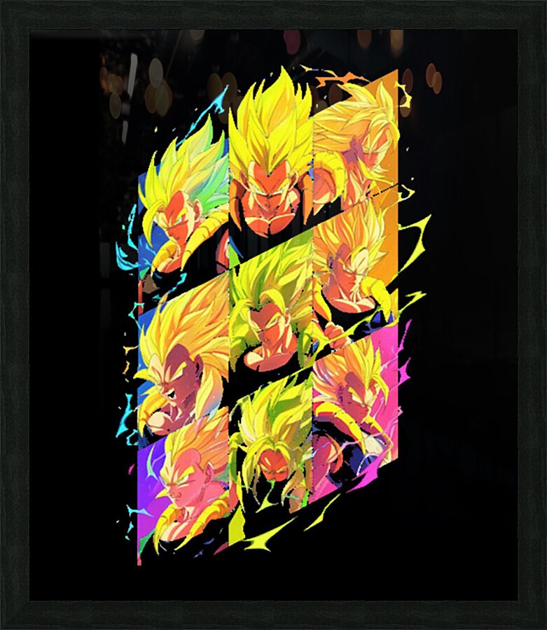 Dragon ball 21 Picture Frame print