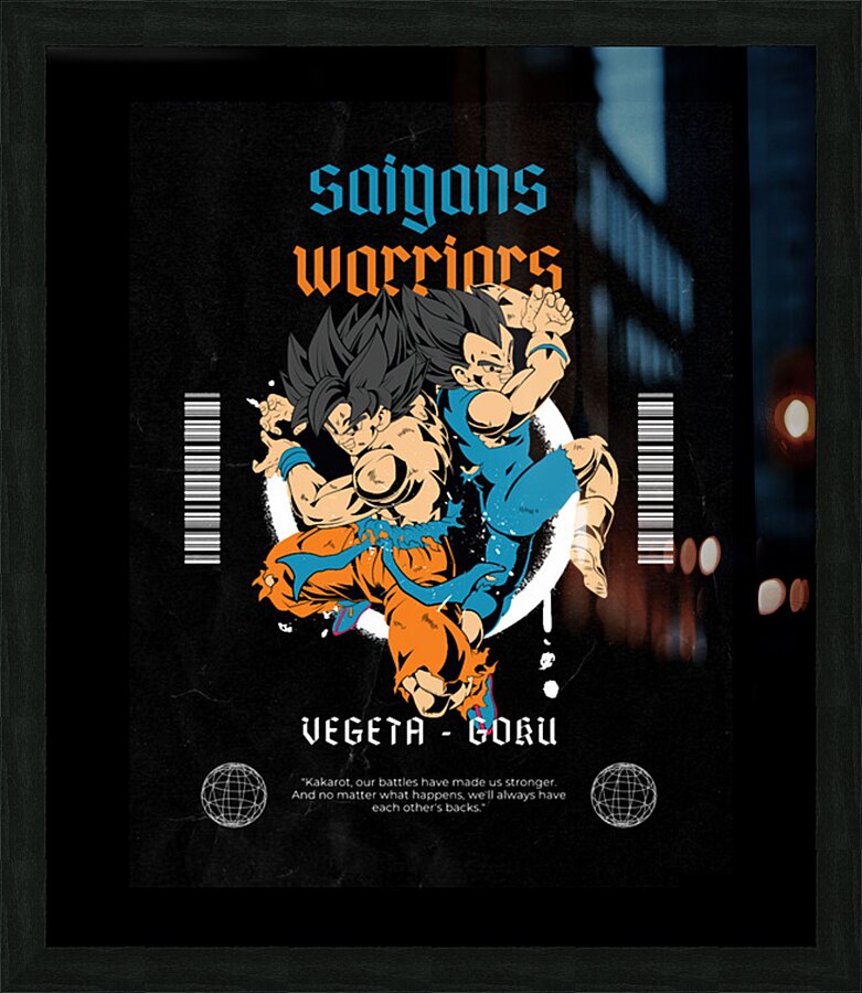 Dragon ball 26 Picture Frame print