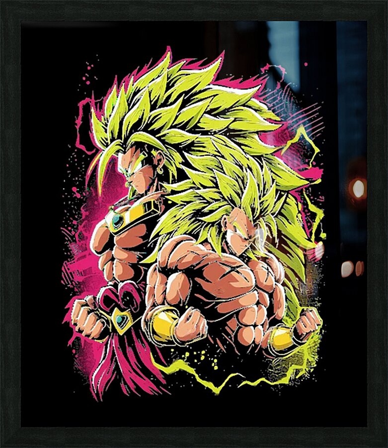 Dragon ball 50 Picture Frame print