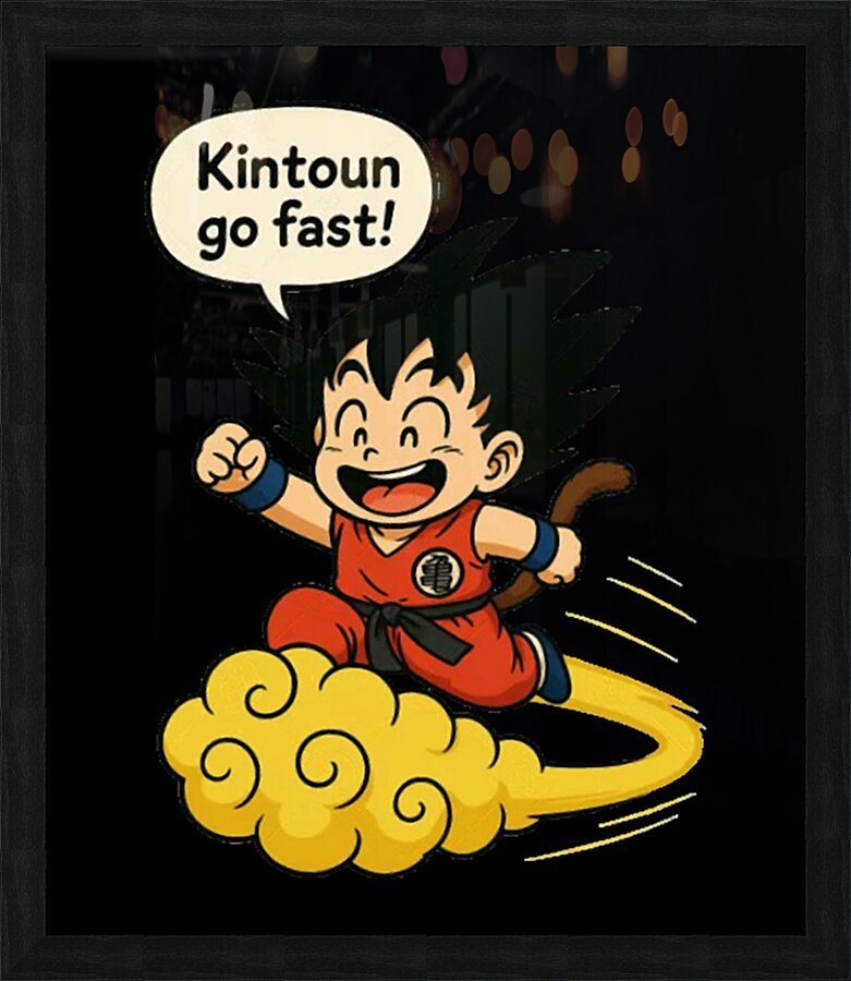 Dragon ball 59 Picture Frame print