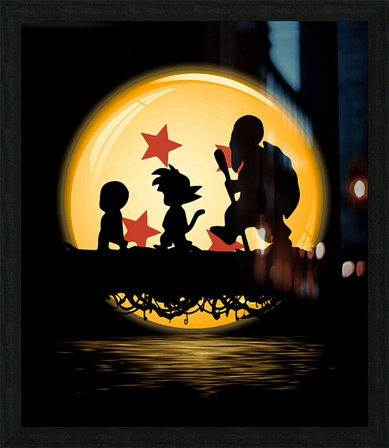 Dragon ball 64 Picture Frame print