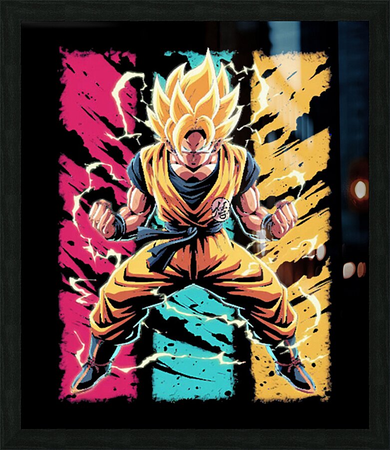 Dragon ball 10 Picture Frame print
