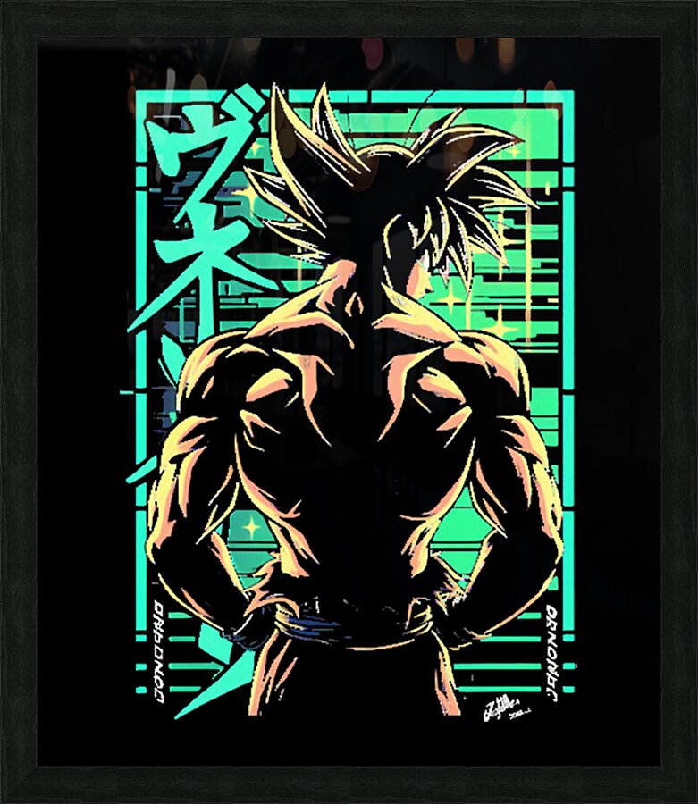 Dragon ball 13 Picture Frame print