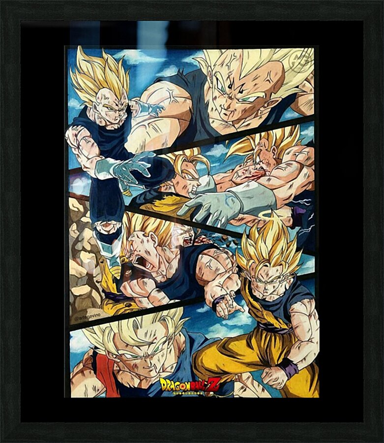 Dragon ball 19 Picture Frame print