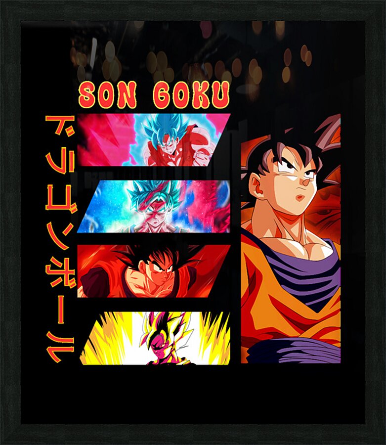 Dragon ball 40 Picture Frame print