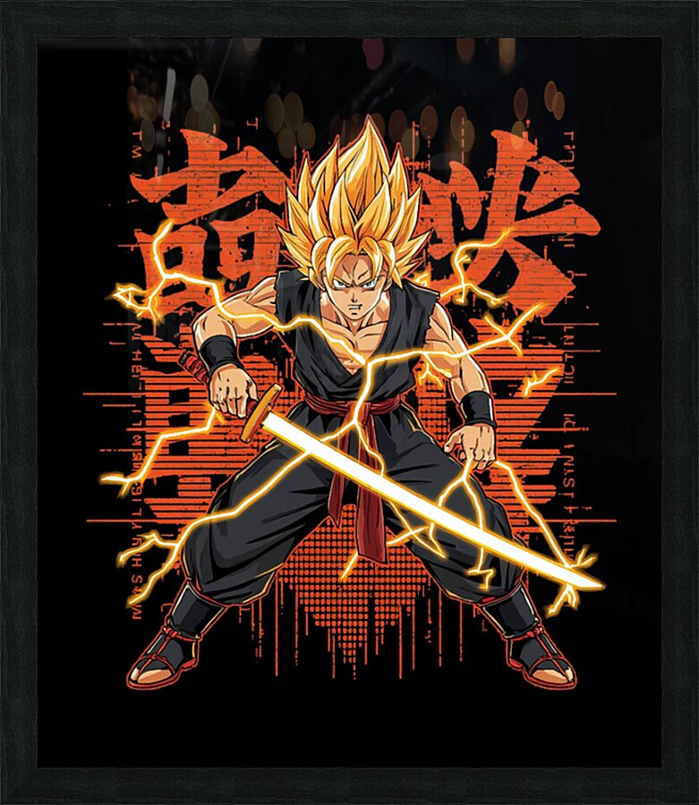 Dragon ball 55 Picture Frame print
