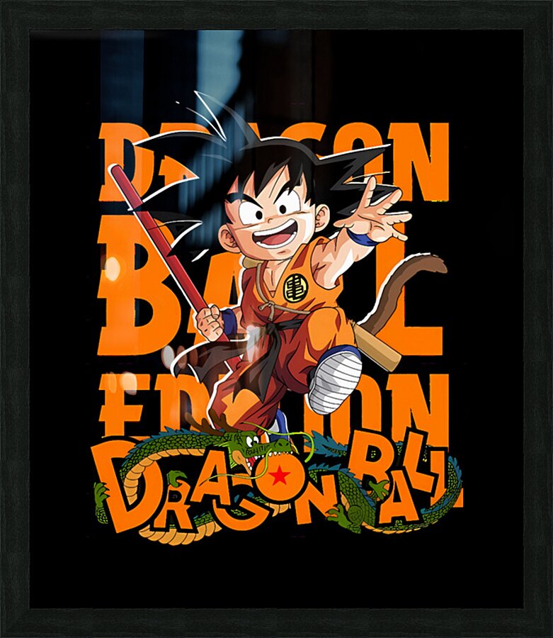 Dragon ball 58 Picture Frame print