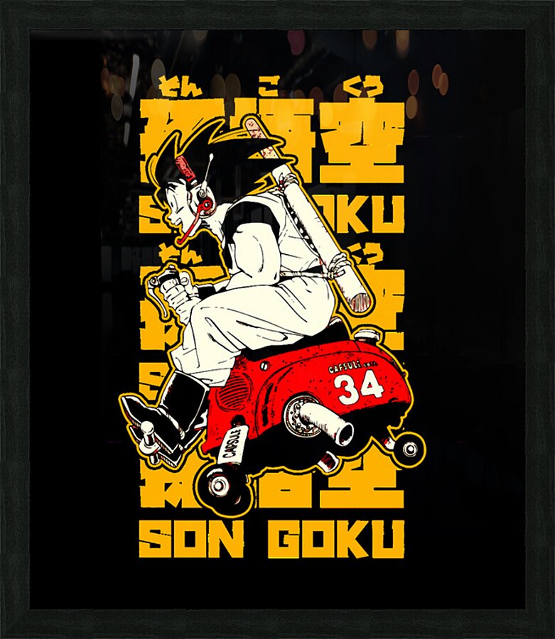 Dragon ball 11 Picture Frame print