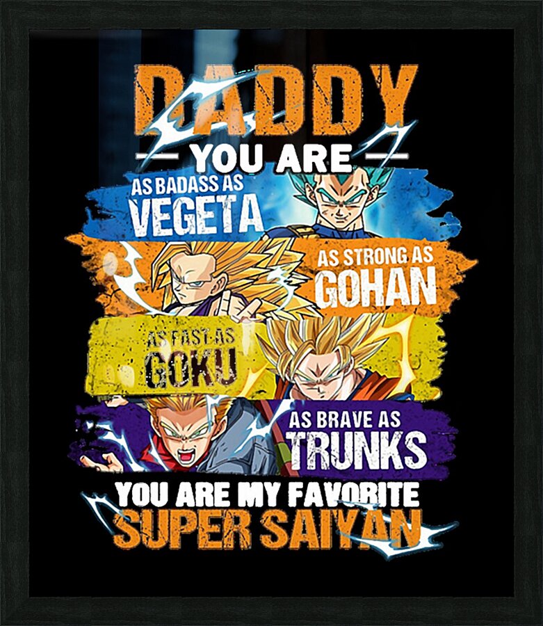 Dragon ball 46 Picture Frame print
