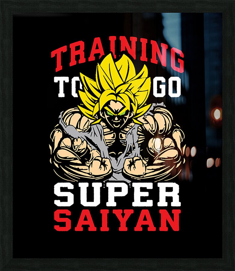 Dragon ball 60 Picture Frame print