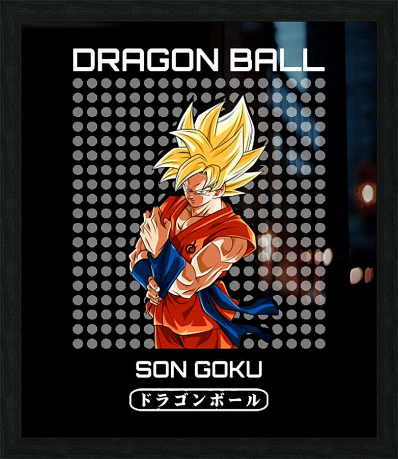 Dragon ball 65 Picture Frame print