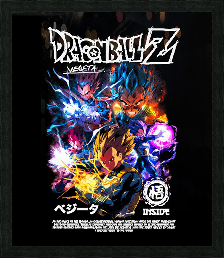 Dragon ball 72 Picture Frame print