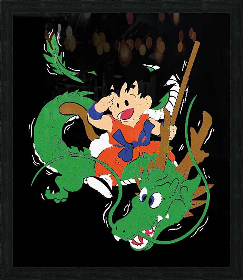 Dragon ball 73 Picture Frame print
