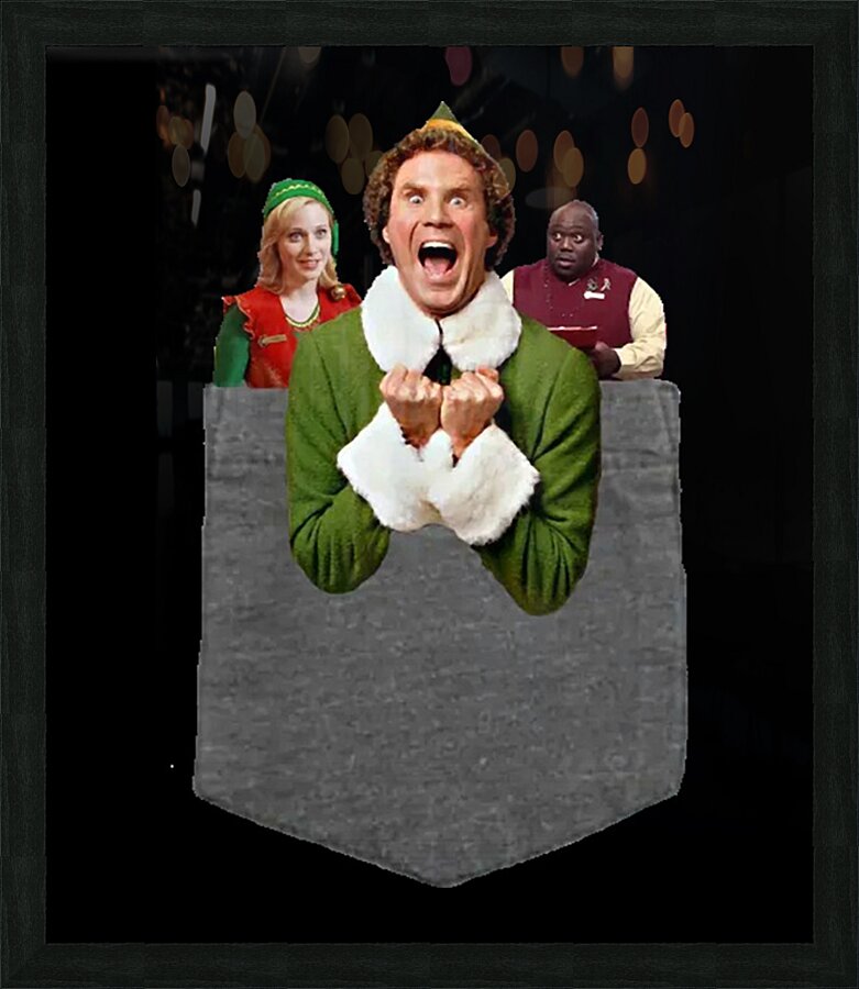 Elf 1 Picture Frame print