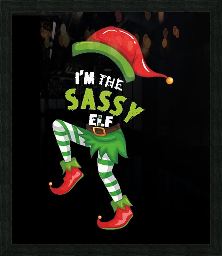 Elf 5 Picture Frame print