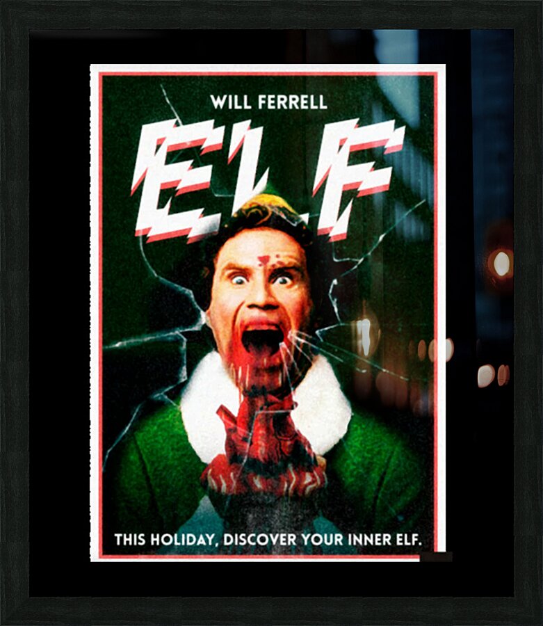 Elf 8 Picture Frame print