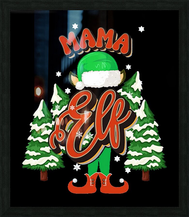 Elf 18 Picture Frame print