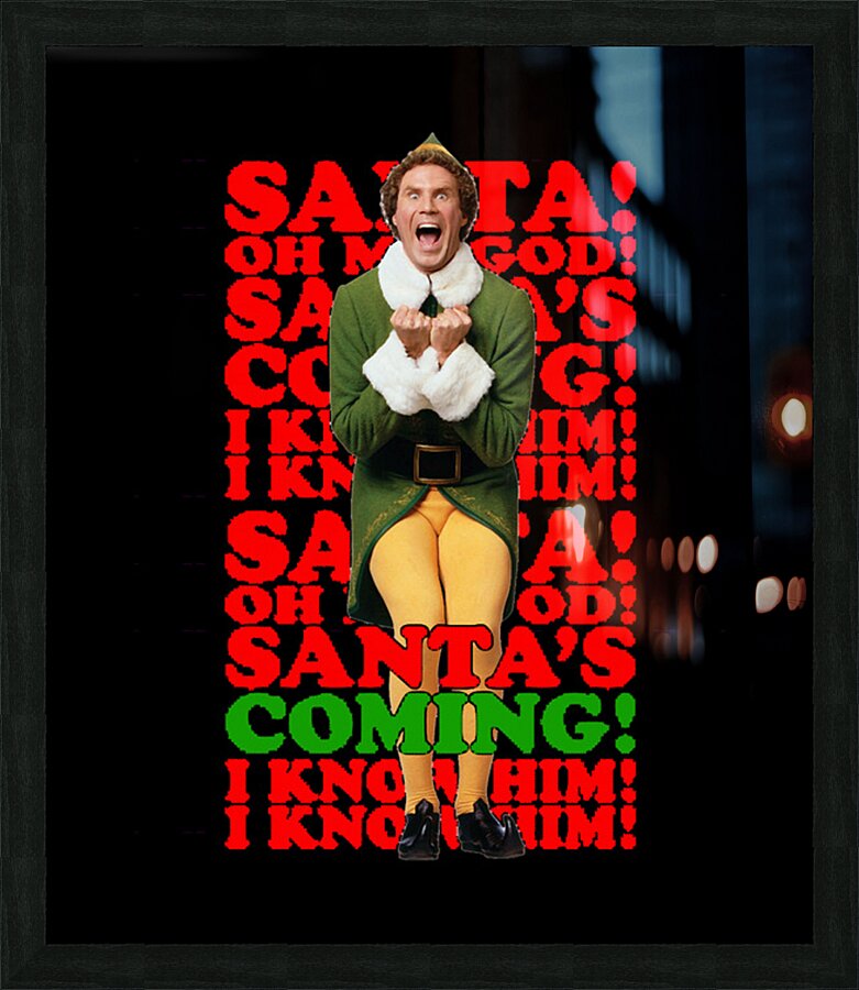 Elf 20 Picture Frame print