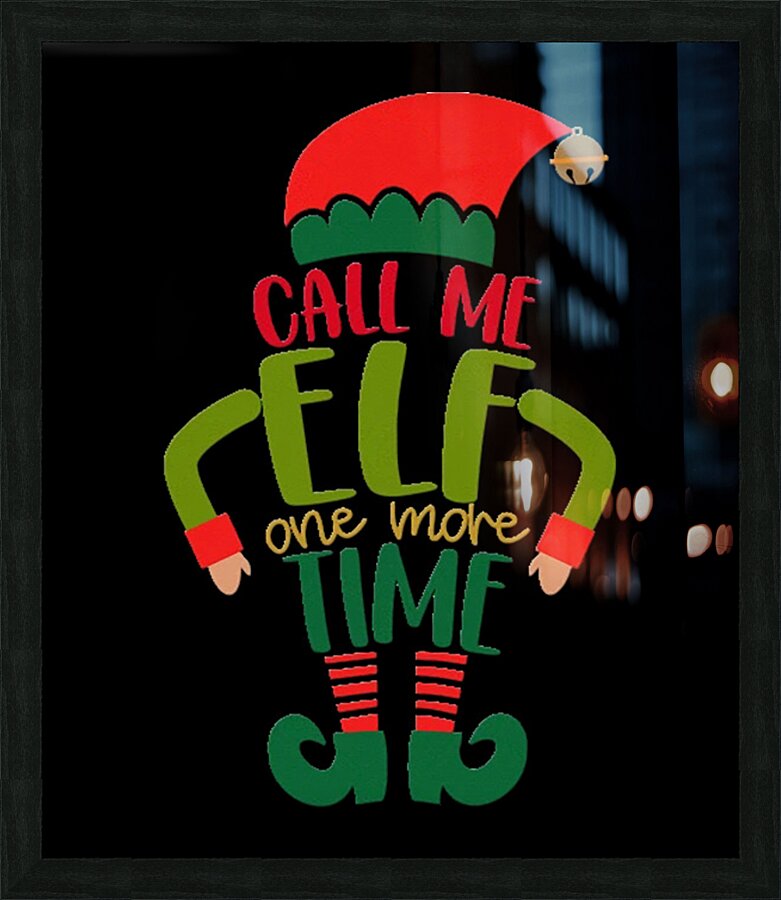 Elf 22 Picture Frame print