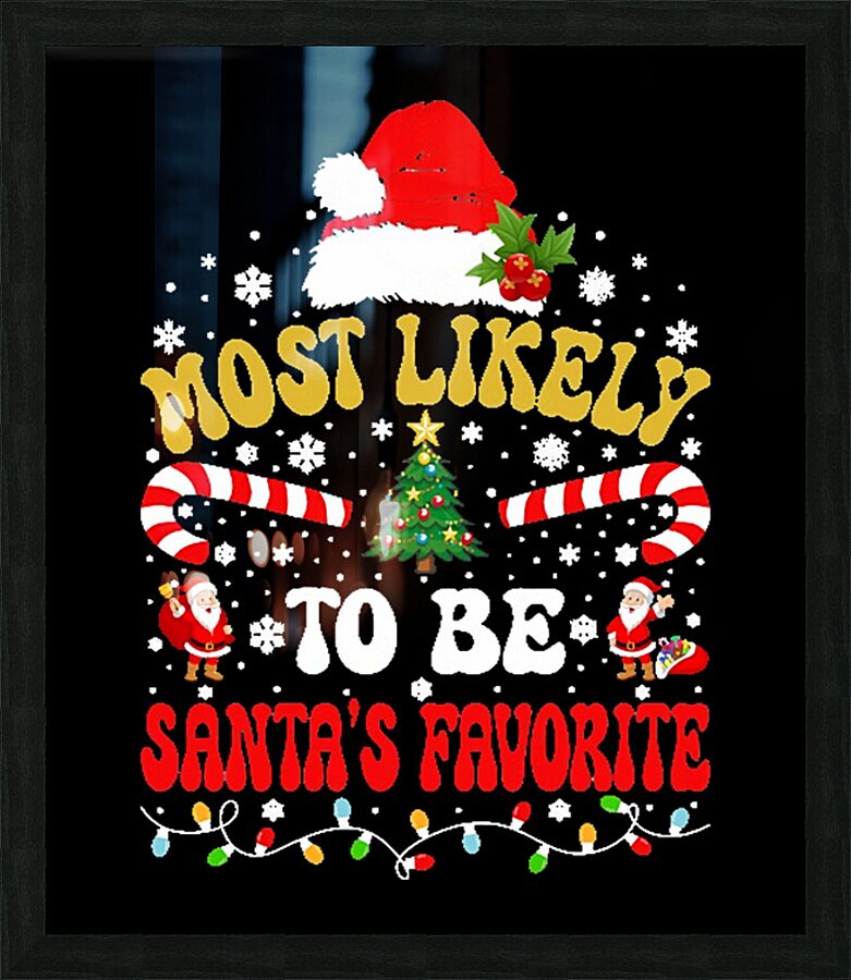 Elf 25 Picture Frame print