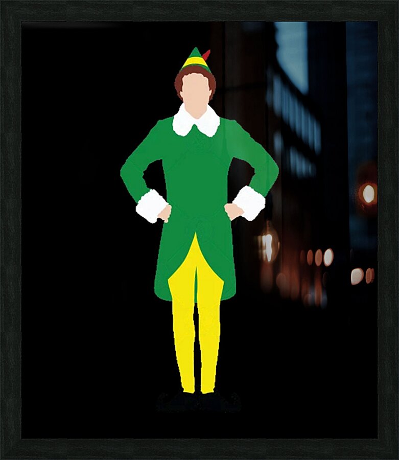 Elf 30 Picture Frame print